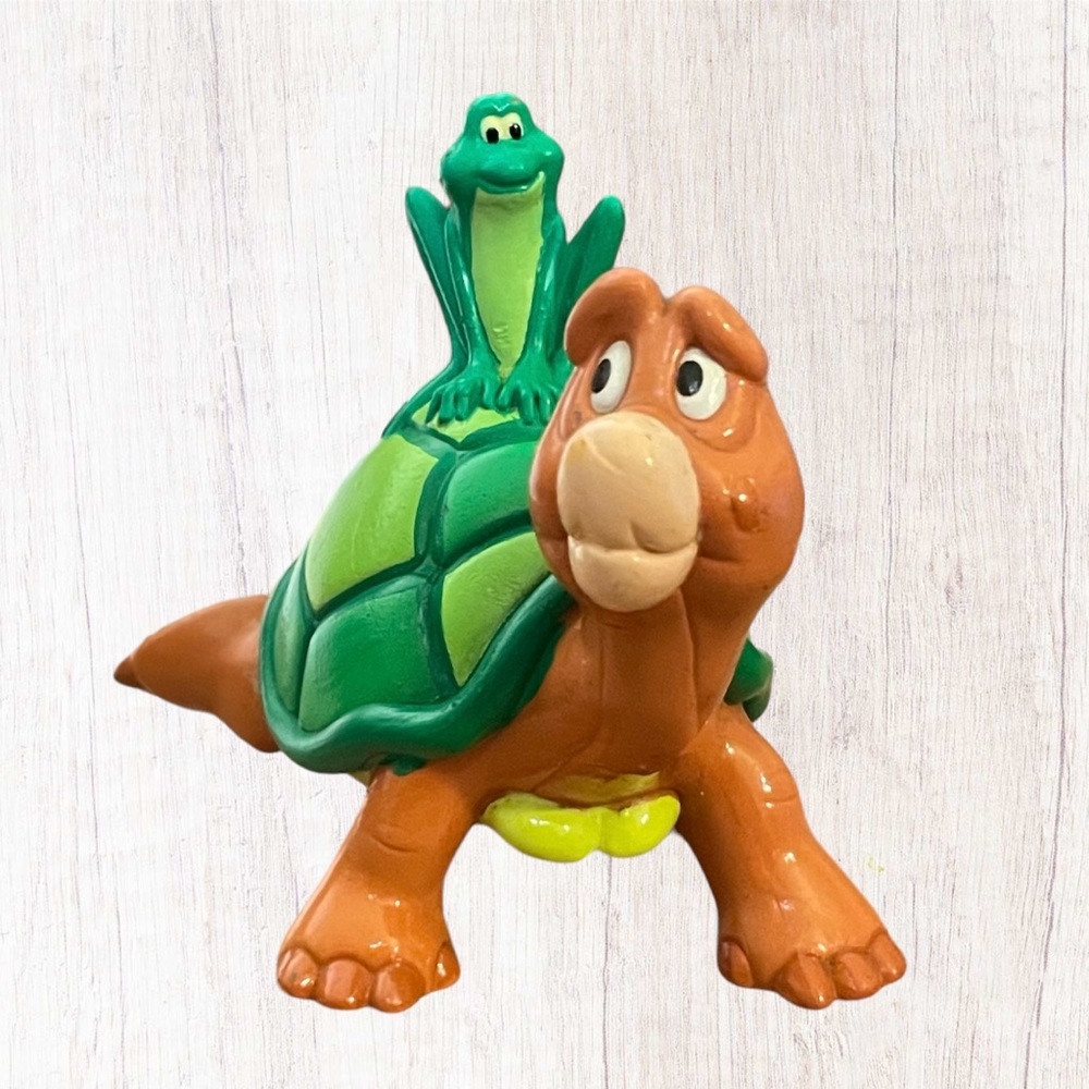 Tyco Swan Princess Lake Jean Bob Frog Speed Turtle Figure Cake Topper Toy 1994 - Picture 2 of 5